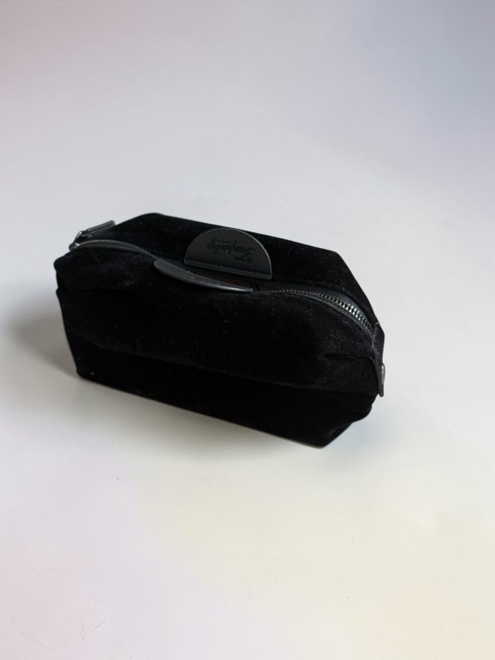 TEMPERLEY London Black Velvet Cosmetic Travel Makeup Bag